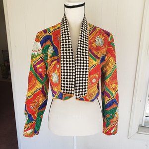 Saks Fifth Avenue Richard Warren Silk Jacket